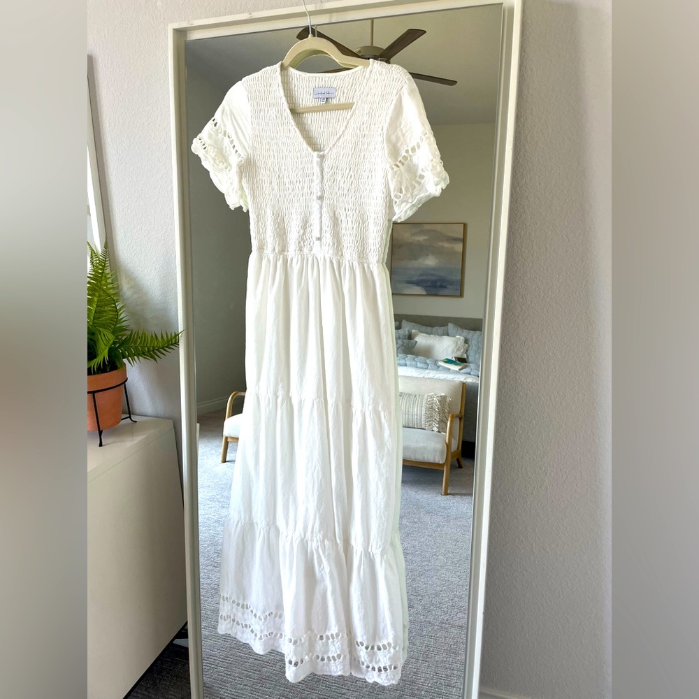 White Maxi Dress XS - One Loved Babe “Shall We Dance Dress”